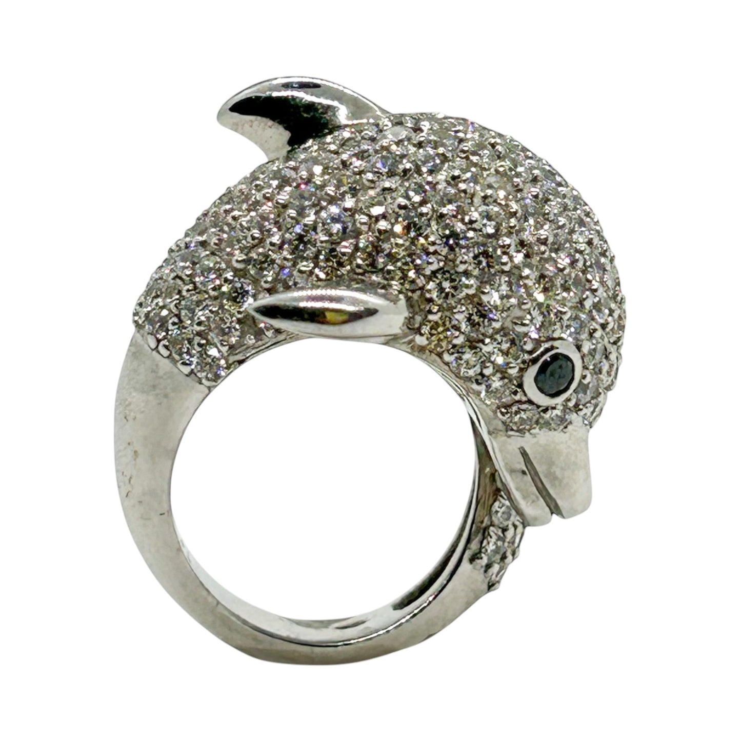 Sterling Silver Dolphin Ring