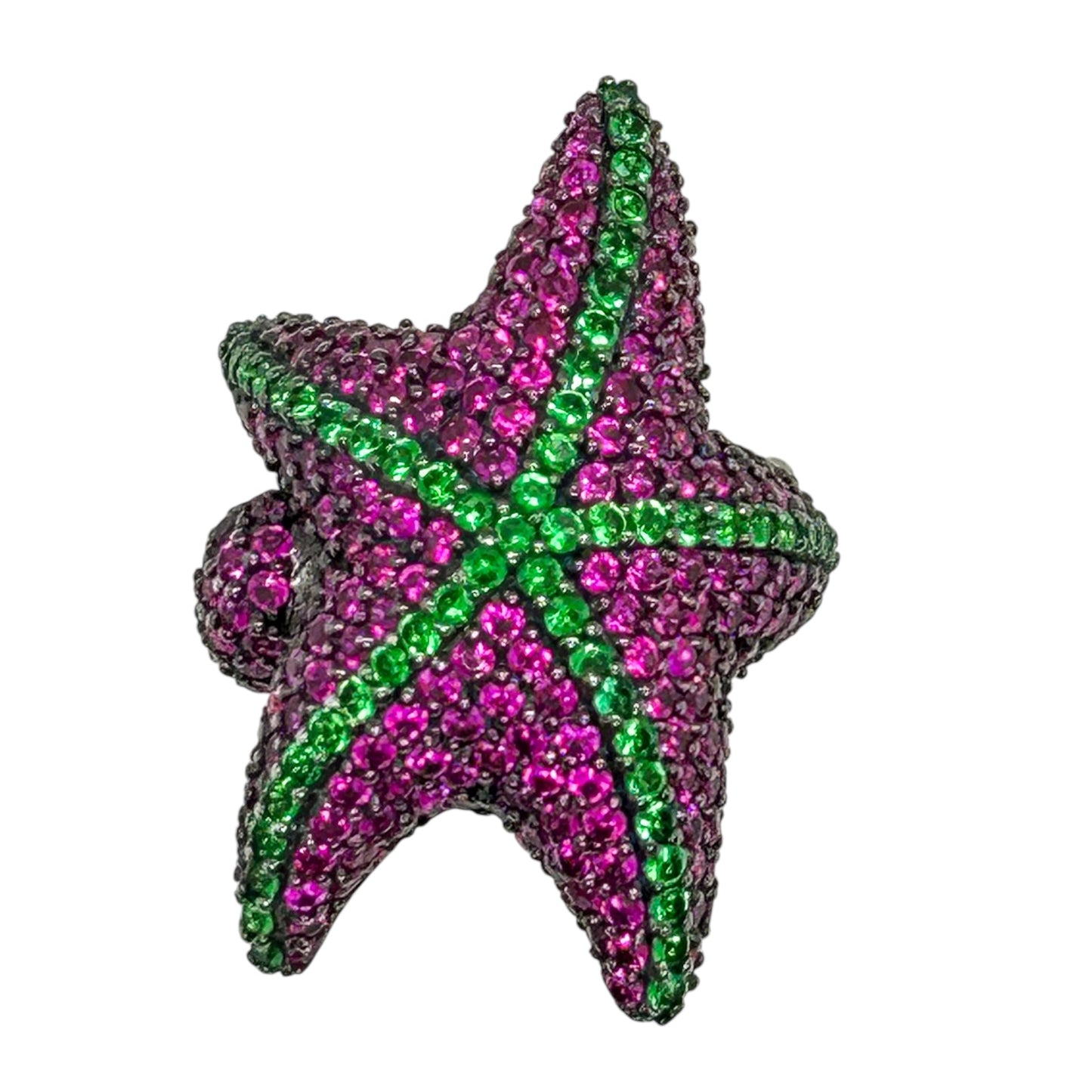 Sensational Sterling Silver Starfish Ring