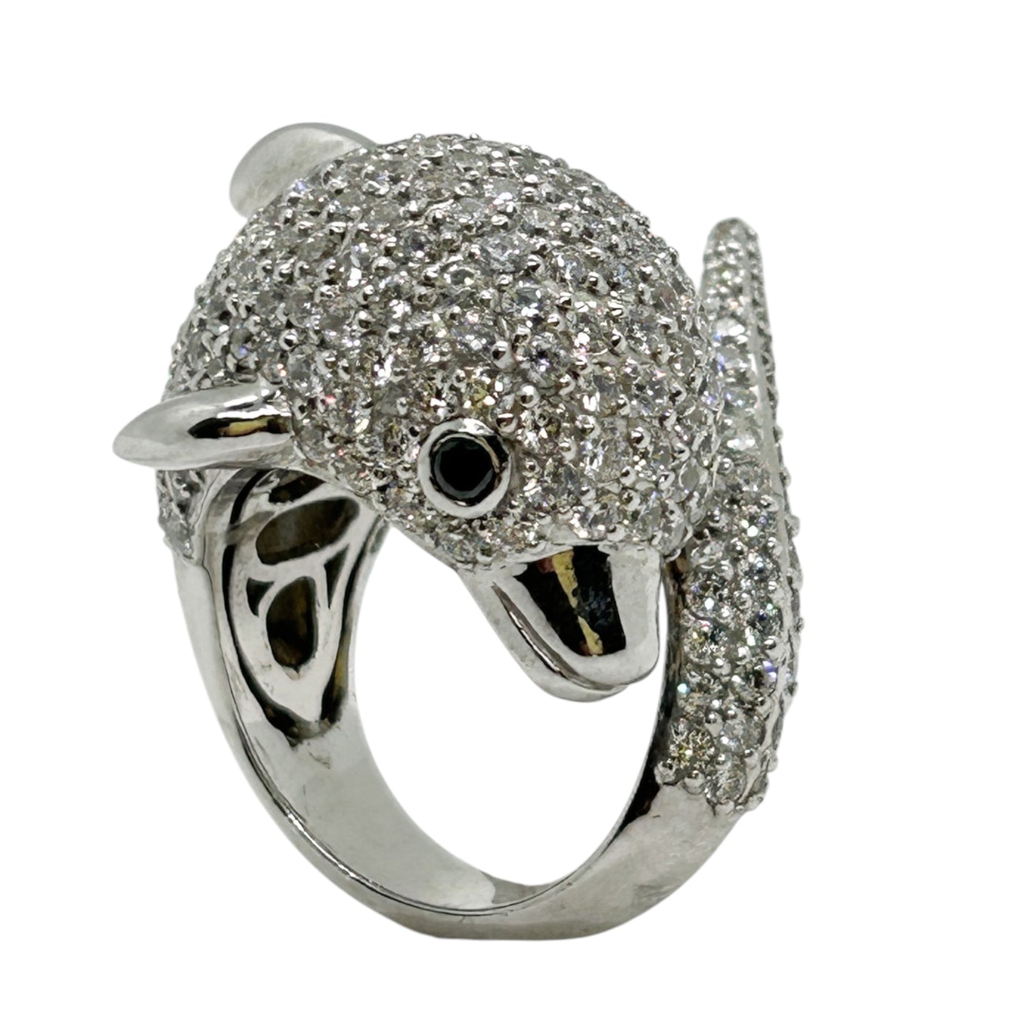 White Dolphin Ring